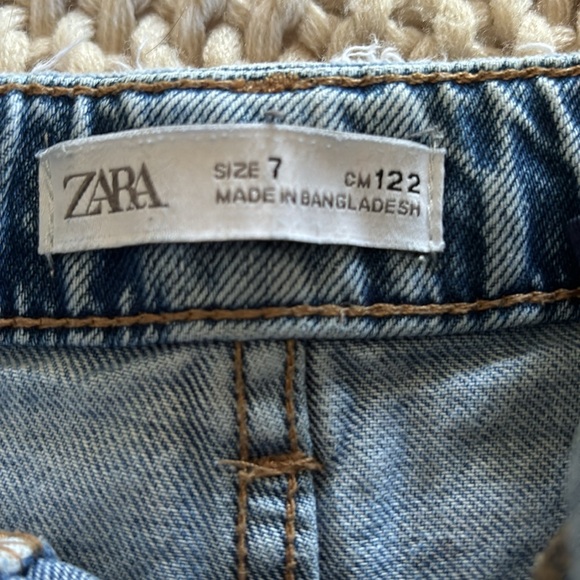 Zara Wide Leg Flared Palazzo Jeans - Picture 3 of 4